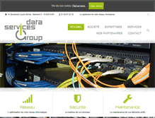 Tablet Screenshot of data-services-group.com